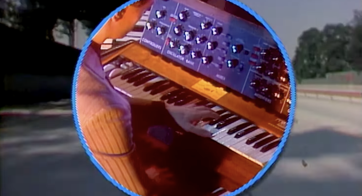 Screen grab of Kraftwerk performing on The Midnight Special.